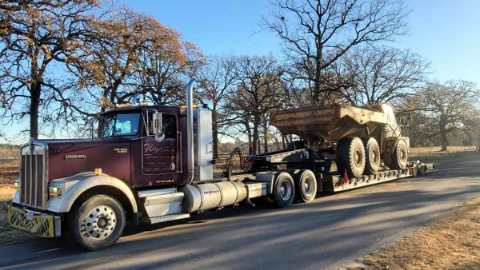 Construction Equipment Hauling